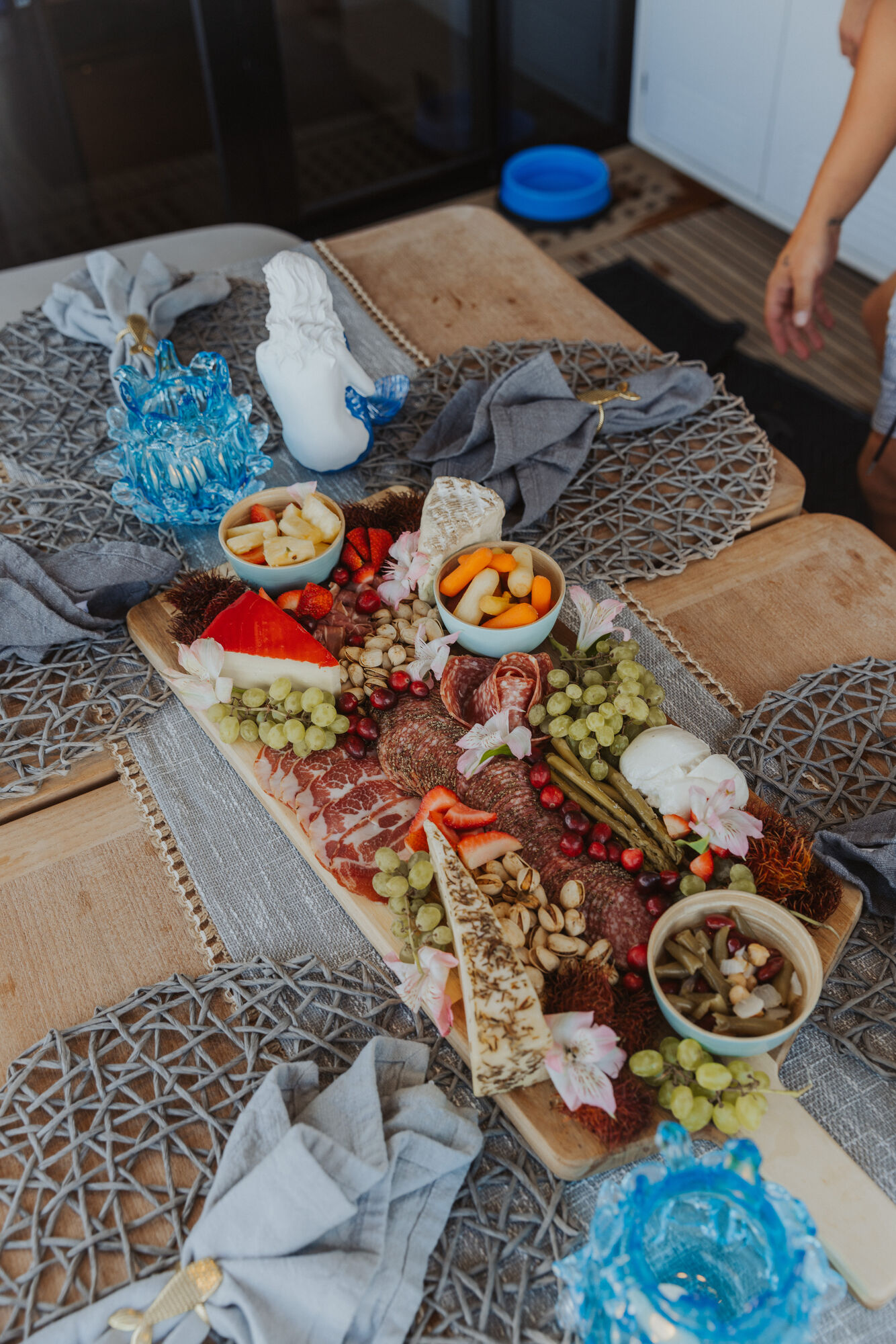 Artfully styled charcuterie board